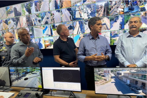 Marataízes inaugura nova Central de Videomonitoramento e amplia cobertura de segurança urbana