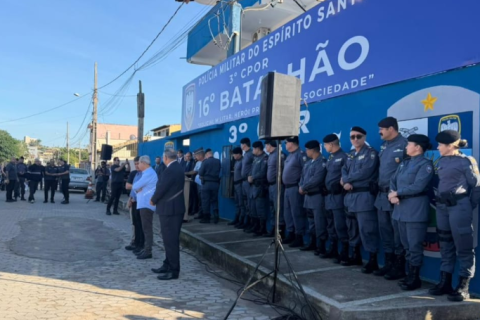 Marataízes passa a sediar o 16º Batalhão da Polícia Militar do Espírito Santo